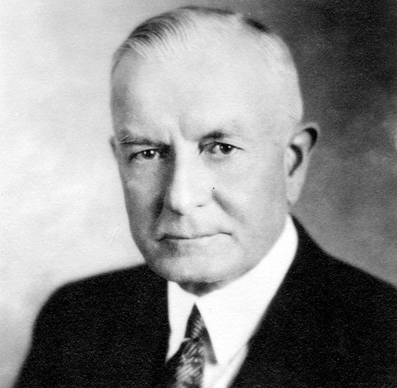 IBM's Watson natural language processing software is named after IBM founder, Thomas J. Watson, Sr., pictured here in this 1920s photo from IBM's corporate archives. Photo: Wikimedia/IBM/CC-BY-SA-3.0