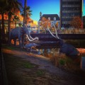 Paleo Diet: Woolly Mammoth was preserved forever world famous La Brea tar pits, now in the middle of Los Angeles just outside Beverly Hills. Photo credit: (C) Acculation