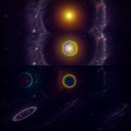 #photo: of our Hoag object post Here's a of Hoag's object and several versions. Hoag's object, a non-typical ring galaxy. Our original IG post (and a longer version on our blog) talked about #carlsagan's and Kardashev's ideas on what a type III civilization might look like, and how it might use galaxies for energy. To which we added the newly appreciated relatonship between information and energy (or rather energy gradients and entropy), ideas that have become more popular with theories such as the holographic universe, and causal fermion system.