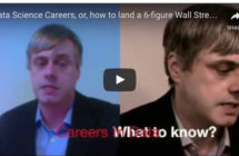 Careers in Data Science (Video & Transcript). Or, how to land a 6-figure Wall Street job