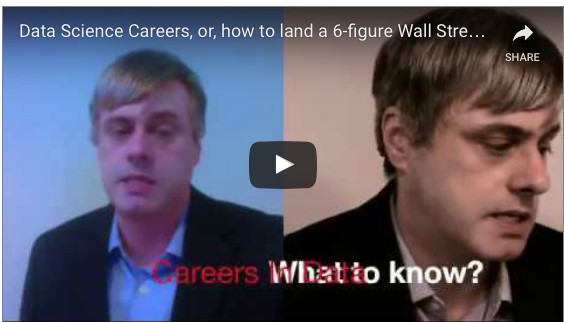 What skills should you have to get a job as a data scientist or Wall Street analyst? Former hiring manager shares video advice & tips on 6-figure careers.